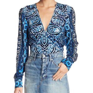 Free People Wild & Free Blouse S